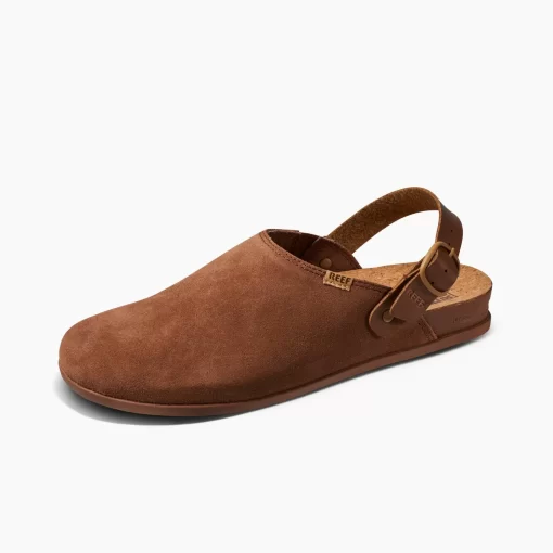 REEF Shoes | Clogs> Cushion Sage Suede Espresso