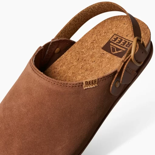 REEF Shoes | Clogs> Cushion Sage Suede Espresso