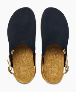 REEF Shoes | Clogs> Cushion Sage Suede Black