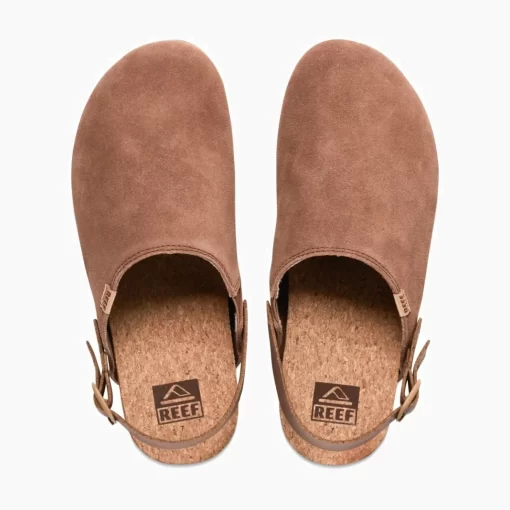 REEF Shoes | Clogs> Cushion Sage Suede Espresso