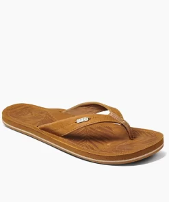 REEF Sandals | Flip Flops> Drift Away Leather Caramel