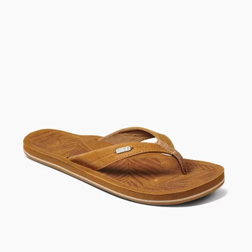 REEF Sandals | Flip Flops> Drift Away Leather Caramel