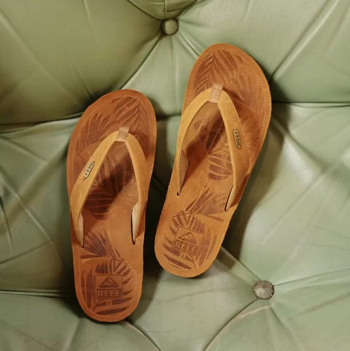 REEF Sandals | Flip Flops> Drift Away Leather Caramel