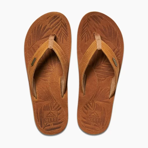 REEF Sandals | Flip Flops> Drift Away Leather Caramel