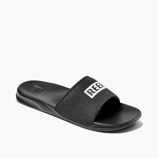 REEF Sandals | Slides> One Slide Reef Black/White