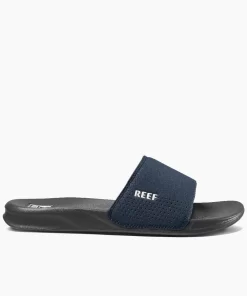 REEF Sandals | Slides> One Slide Navy/White