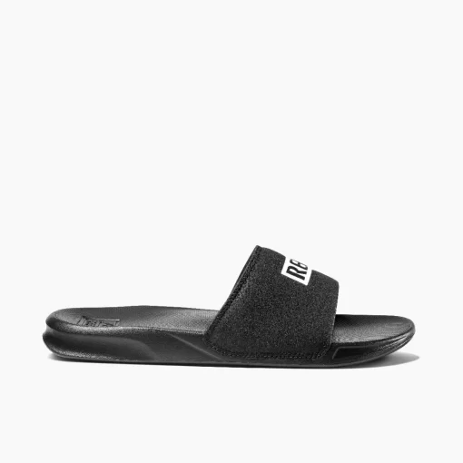 REEF Sandals | Slides> One Slide Reef Black/White