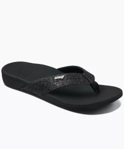 REEF Sandals | Flip Flops> Ortho-Spring Black/Black Glitter