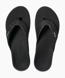 REEF Sandals | Flip Flops> Ortho-Spring Black/Black Glitter