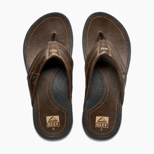 REEF Sandals | Flip Flops> Pacific Leather Dark Brown