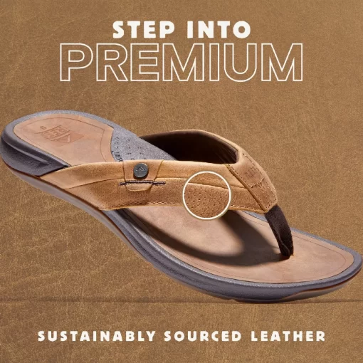 REEF Sandals | Flip Flops> Pacific Leather Dark Brown