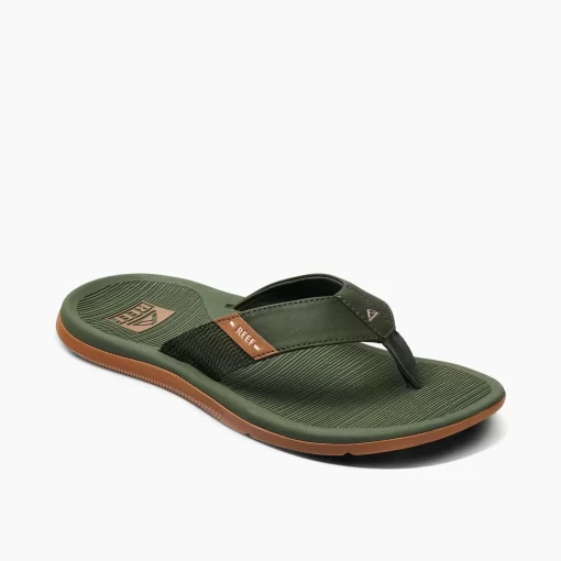 REEF Sandals | Flip Flops> Santa Ana Olive/Gum