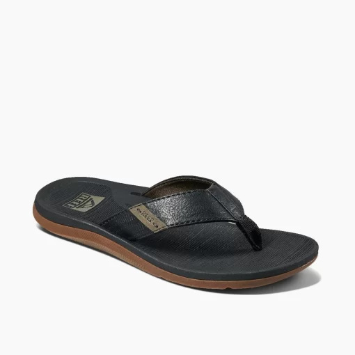 REEF Sandals | Flip Flops> Santa Ana Black