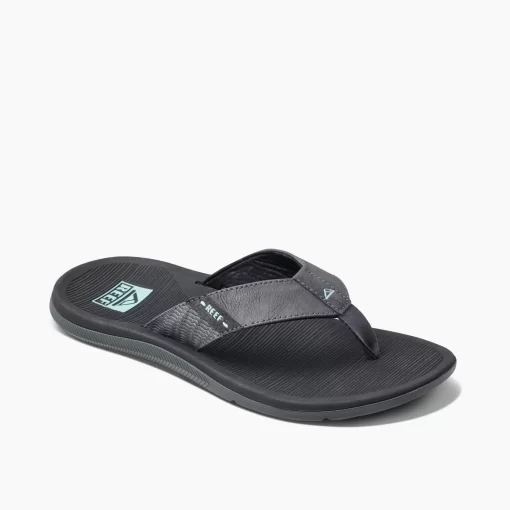 REEF Sandals | Flip Flops> Santa Ana Gunmetal/Ocean