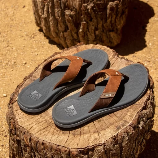 REEF Sandals | Flip Flops> Santa Ana Grey/Tan