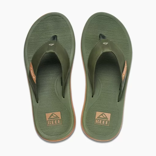 REEF Sandals | Flip Flops> Santa Ana Olive/Gum