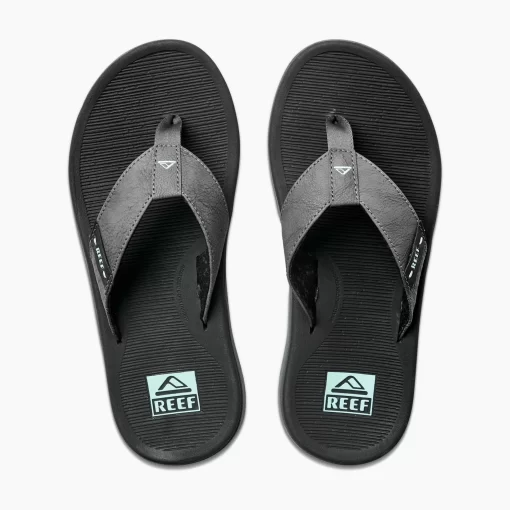 REEF Sandals | Flip Flops> Santa Ana Gunmetal/Ocean