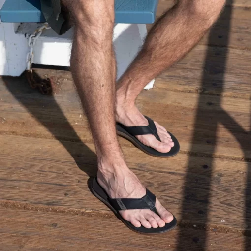 REEF Sandals | Flip Flops> Santa Ana Black