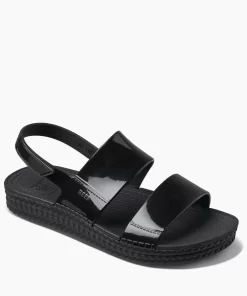 REEF Sandals> Water Vista Black Shine