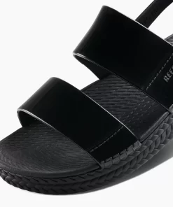 REEF Sandals> Water Vista Black Shine