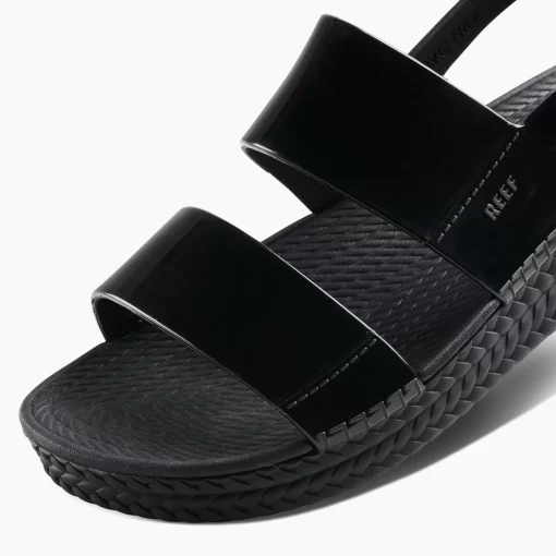 REEF Sandals> Water Vista Black Shine