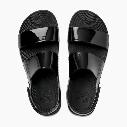 REEF Sandals> Water Vista Black Shine