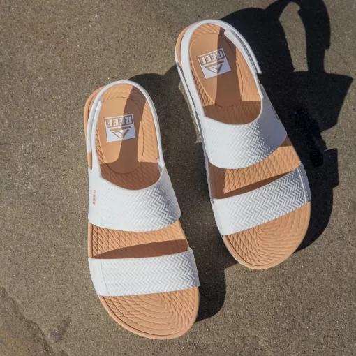 REEF Sandals> Water Vista White/Tan