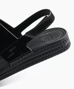 REEF Sandals> Water Vista Black Shine