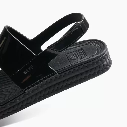 REEF Sandals> Water Vista Black Shine