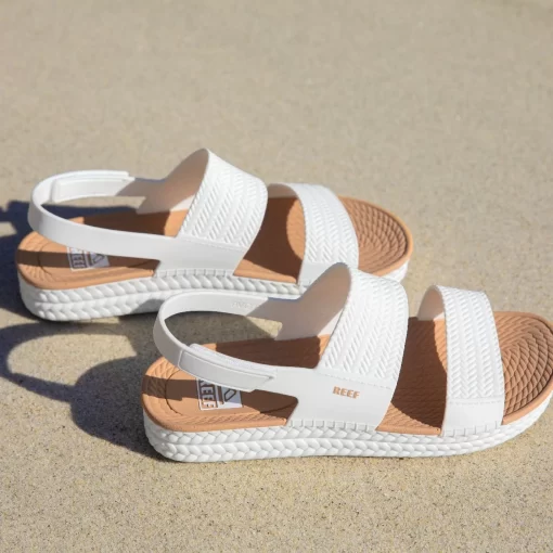 REEF Sandals> Water Vista White/Tan