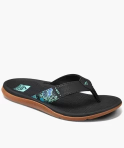 REEF Sandals | Flip Flops>Santa Ana Black Multi