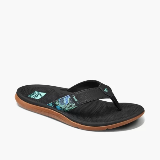 REEF Sandals | Flip Flops>Santa Ana Black Multi