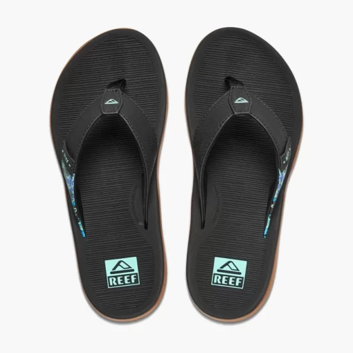 REEF Sandals | Flip Flops>Santa Ana Black Multi