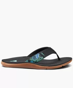 REEF Sandals | Flip Flops>Santa Ana Black Multi