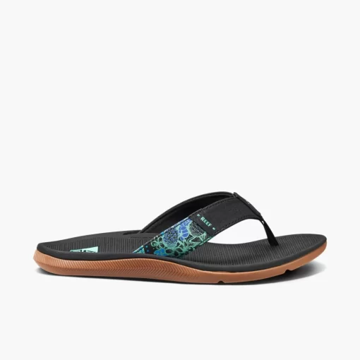 REEF Sandals | Flip Flops>Santa Ana Black Multi