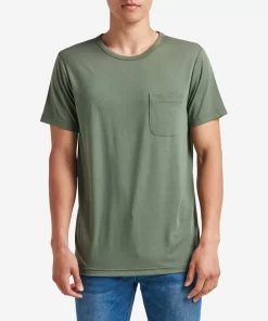 REEF T-Shirts>Smith Short Sleeve Pocket T-Shirt Thyme Green