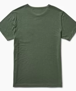 REEF T-Shirts>Smith Short Sleeve Pocket T-Shirt Thyme Green