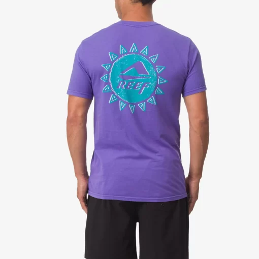 REEF T-Shirts>Solana Short Sleeve T-Shirt Purple Lotus