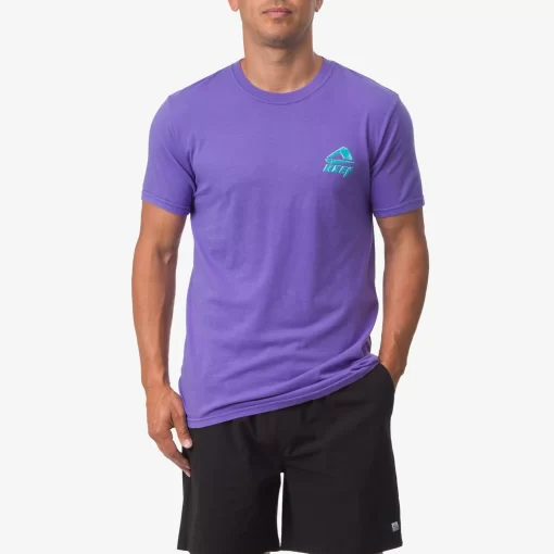 REEF T-Shirts>Solana Short Sleeve T-Shirt Purple Lotus