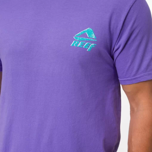 REEF T-Shirts>Solana Short Sleeve T-Shirt Purple Lotus