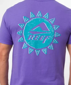 REEF T-Shirts>Solana Short Sleeve T-Shirt Purple Lotus