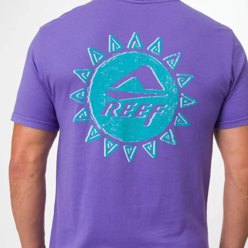 REEF T-Shirts>Solana Short Sleeve T-Shirt Purple Lotus