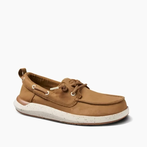 REEF Shoes>Swellsole Pier Leather Tan