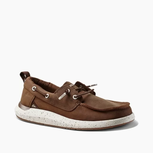 REEF Shoes>Swellsole Pier Leather Brown