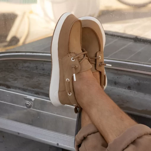 REEF Shoes>Swellsole Pier Leather Tan