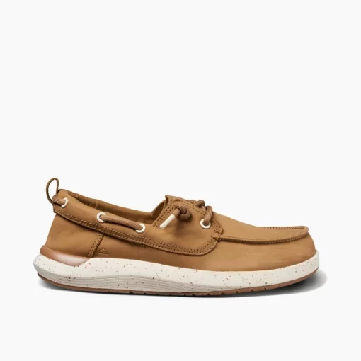 REEF Shoes>Swellsole Pier Leather Tan