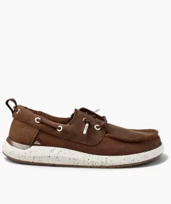 REEF Shoes>Swellsole Pier Leather Brown