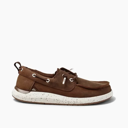 REEF Shoes>Swellsole Pier Leather Brown