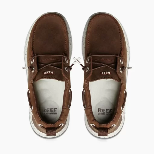 REEF Shoes>Swellsole Pier Leather Brown