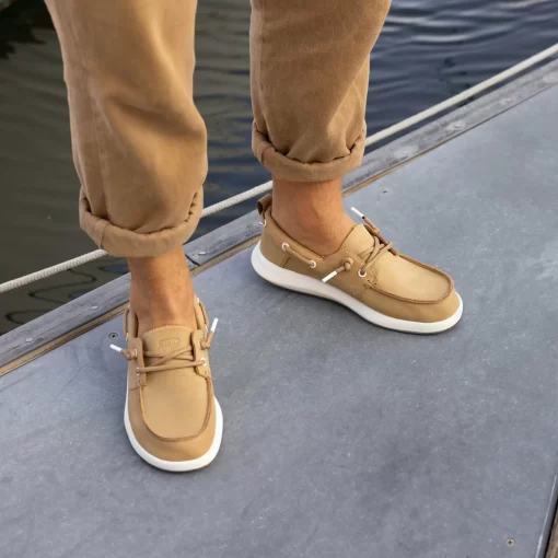 REEF Shoes>Swellsole Pier Leather Tan